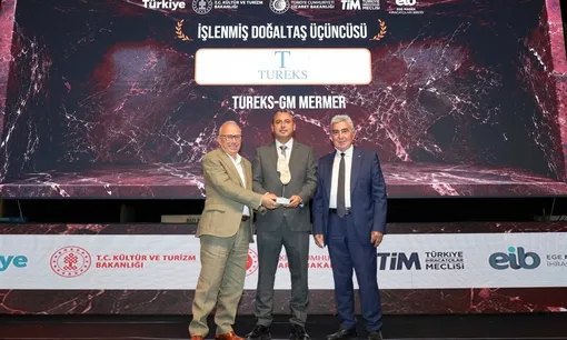 Tureks’e doğal taş ihracatında 4 ödül