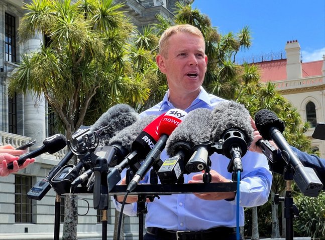 Support for New Zealand's Labour Party jumps after Hipkins replaces Ardern