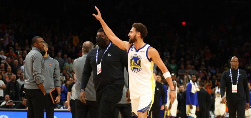 KLAY THOMPSON GETS FIRST EJECTION AS SUNS ROUT WARRIORS