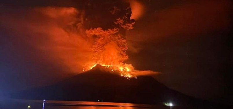 HUNDREDS EVACUATED AFTER VOLCANIC ERUPTIONS IN INDONESIA