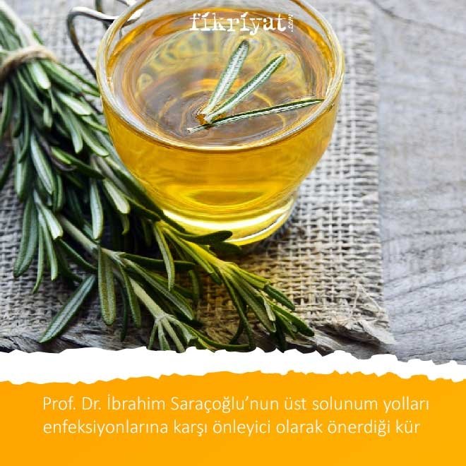 Üst solunum yolları enfeksiyonlarına karşı önleyici olarak biberiye kürü