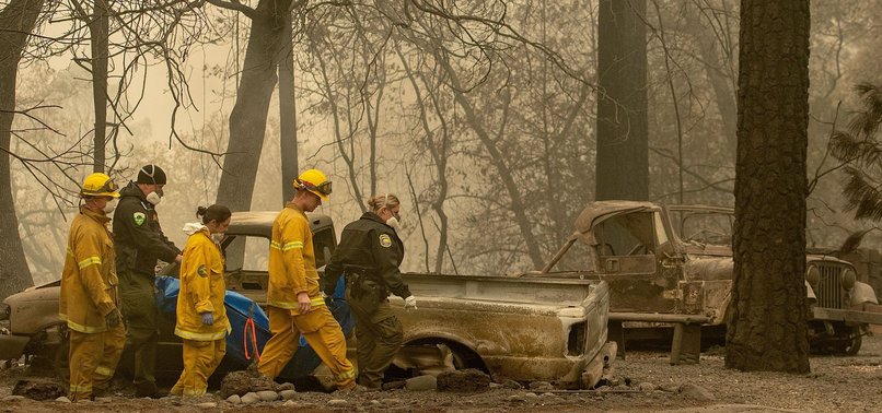 DEATH TOLL FROM CALIFORNIA WILDFIRE REACHES 56