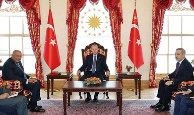 Erdoğan receives Egypt’s top diplomat Sameh Shoukry in Istanbul