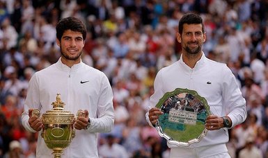 Spaniard tennis player Carlos Alcaraz wins first Wimbledon title by defeating Novak Djokovic