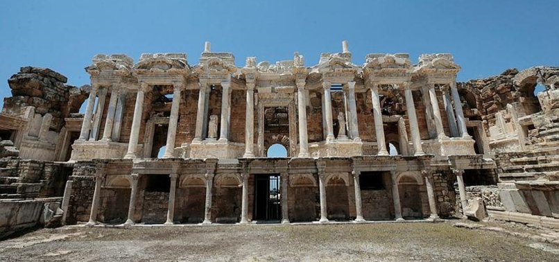 ROMAN ERA GATE OF HELL RESTORATION IN TURKEY NEARS END