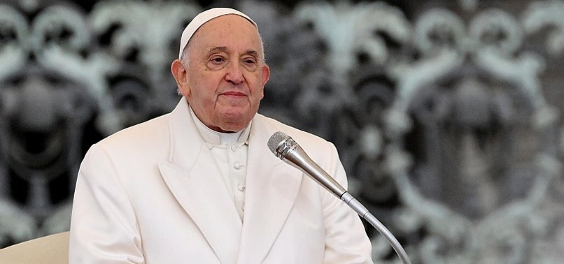 POPE FRANCIS CALLS ON LEADERS TO NEGOTIATE PATH TO PEACE IN UKRAINE AND GAZA