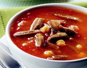 Nohutlu Bamya Çorbası Tarifi