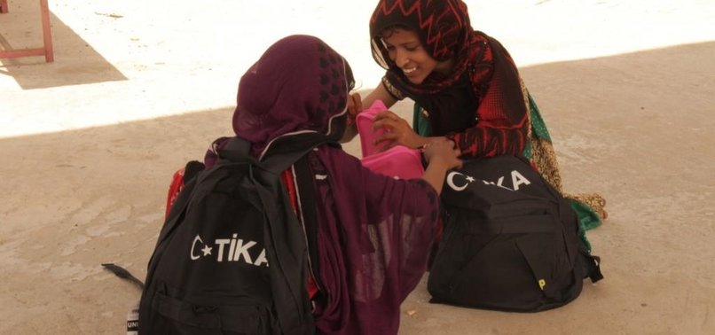 TURKISH AID AGENCY TIKA HANDS OUT SCHOOL SUPPLIES TO NEEDY PAKISTANI STUDENTS