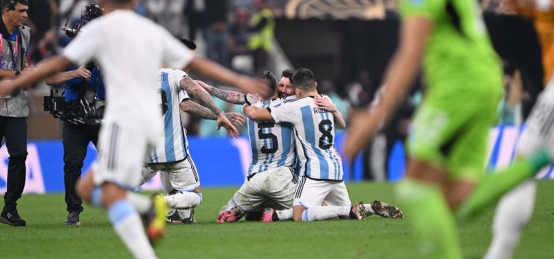 ARGENTINA BEAT FRANCE ON PENALTIES TO WIN WORLD CUP