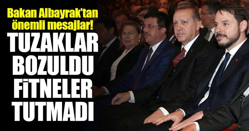 Bakan Albayrak’tan önemli mesajlar!