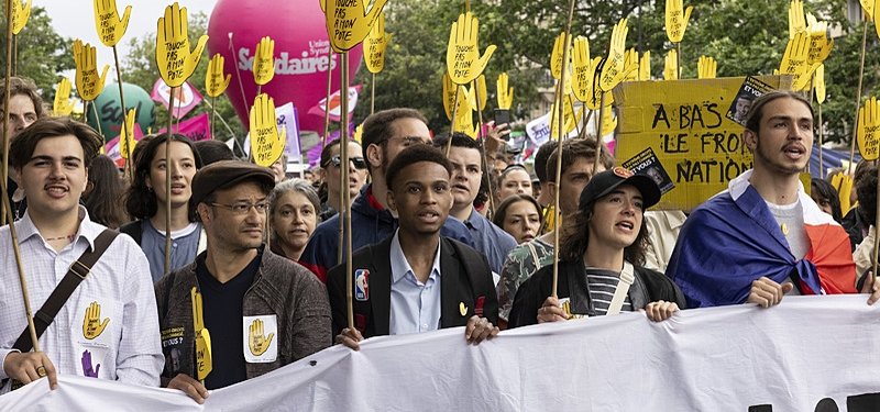 Demonstrations against far-right parties in France