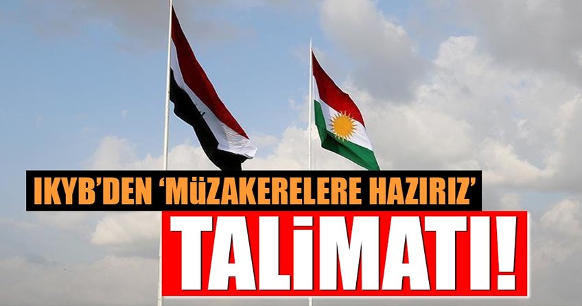 IKBY’den ’müzakerelere hazırız’ açıklaması