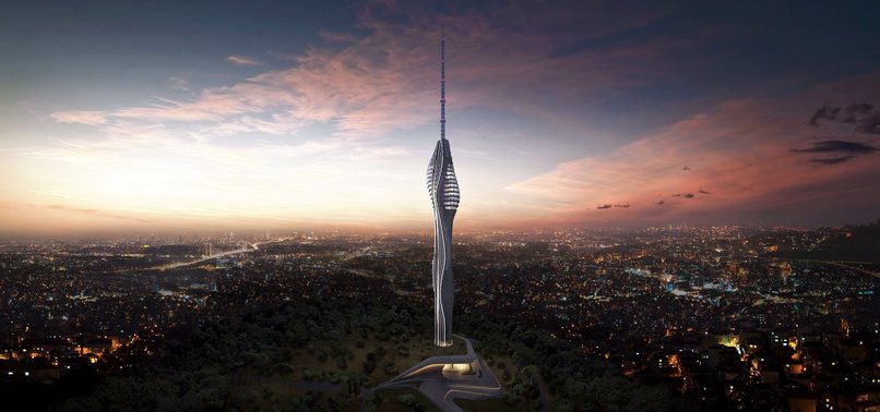 CONSTRUCTION OF  NEW ISTANBUL TV TOWER NEARING END