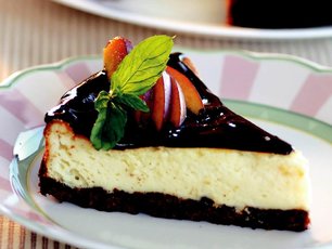 Çikolata Soslu Cheesecake