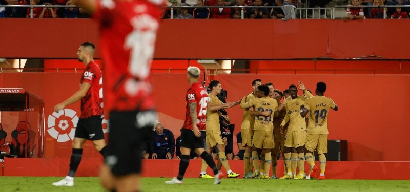 Lewandowski on target to give Barcelona a 1-0 win at Mallorca