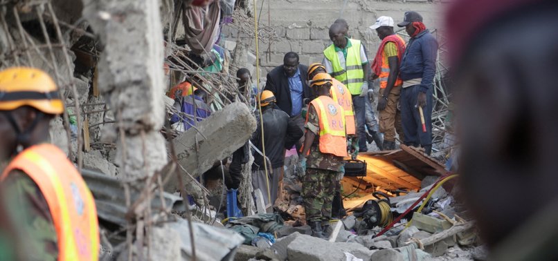 6-STORY BUILDING COLLAPSE LEAVES 2 DEAD IN KENYA