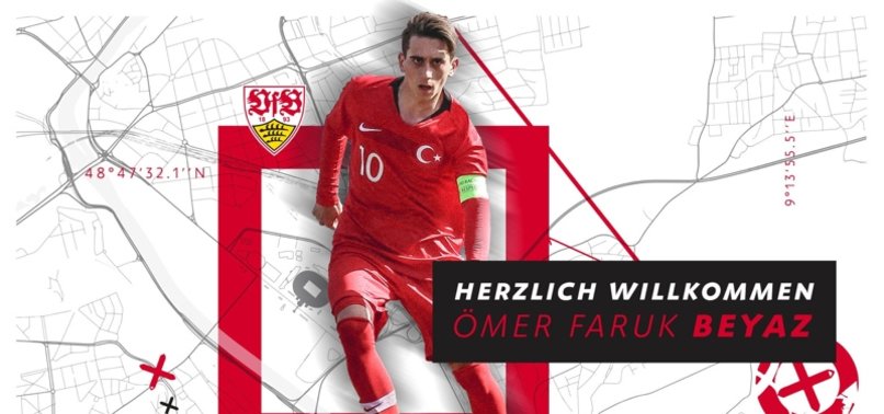 TURKISH FOOTBALLER ÖMER FARUK BEYAZ JOINS STUTTGART
