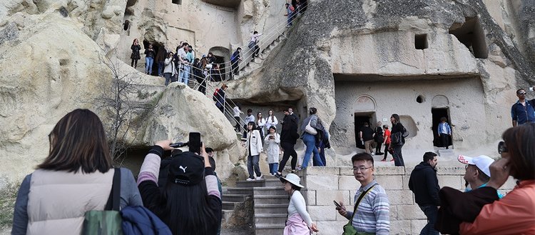 Kapadokya’da yılın çeyreğinde 531 bin 607 turist ağırlandı