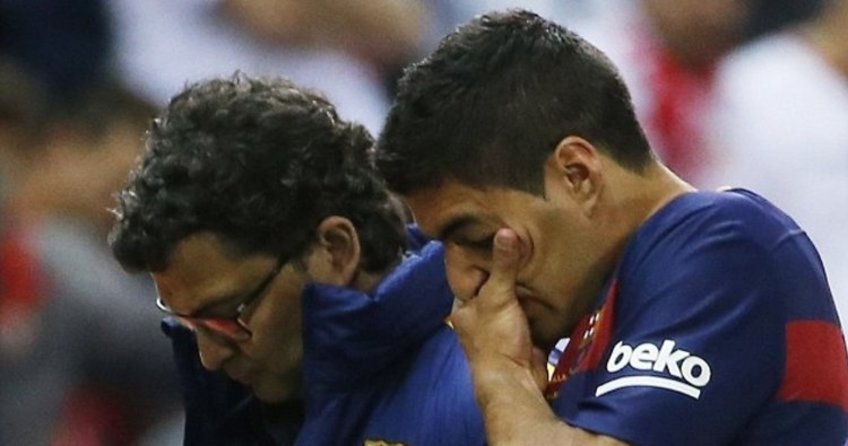 Luis Suarez 1 ay sahalardan uzak!