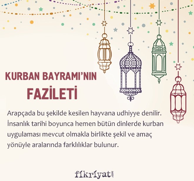 kurban bayraminin fazileti