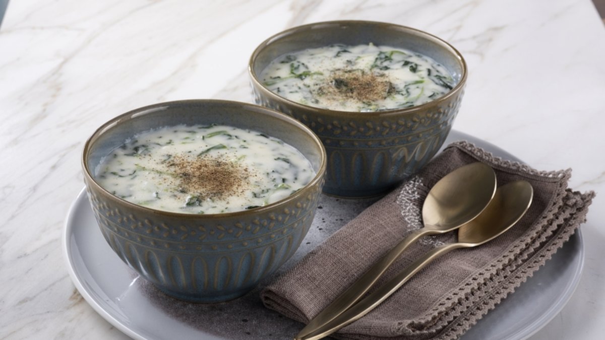 Sütlü Ispanak Çorbası