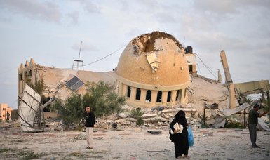 Israeli strike destroys al-Amin Muhammad Mosque in Gaza's Khan Younis