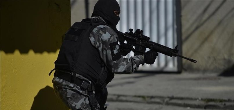 POLICE RAID ON SLUM IN RIO DE JANEIRO, BRAZIL LEAVES 18 DEAD