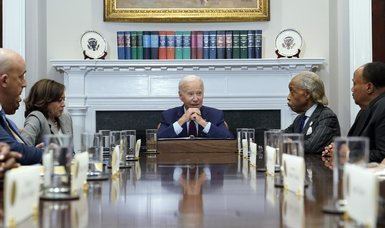Biden meets with King's family at the White House