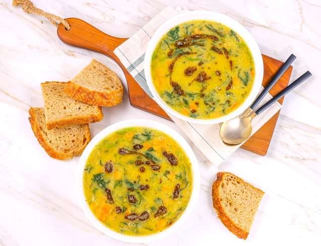 Sebzeli Mercimek Çorbası