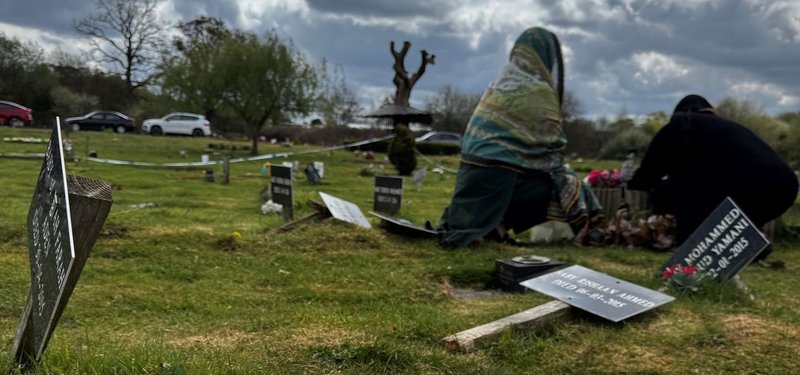 UK investigates 'Islamophobic hate crime' after 85 Muslim graves vandalized in Watford Cemetery