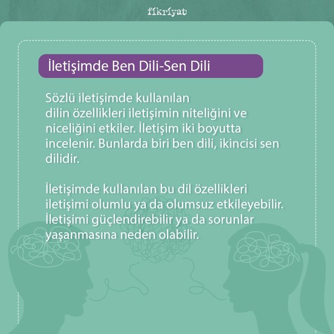 İletişimde sen-ben dili
