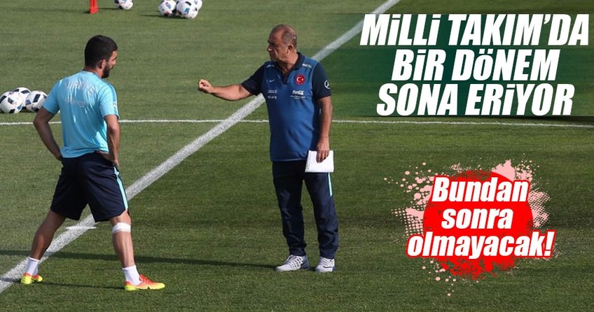 Ve Milli Takım’da bir dönem sona eriyor!