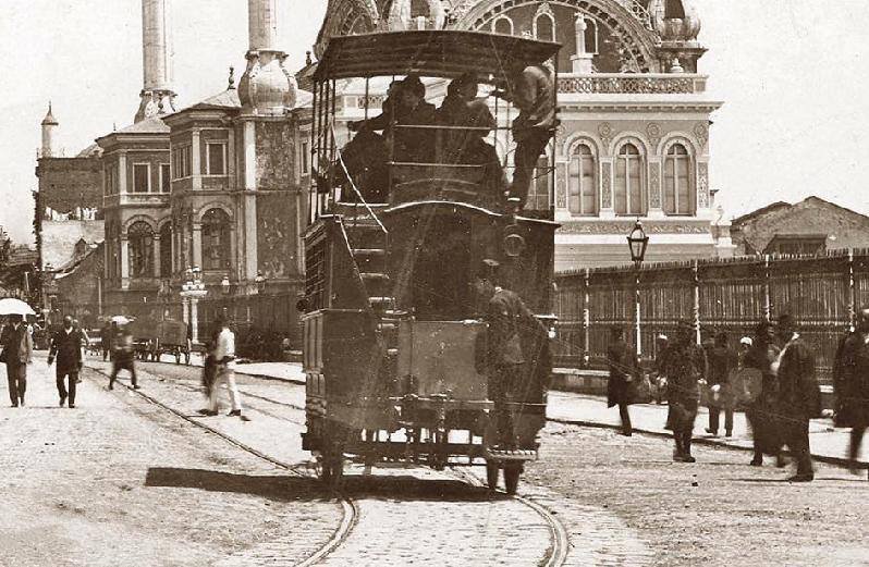 Dersaadet’te atlı tramvay
