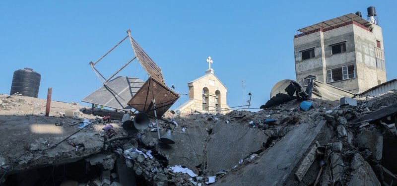 Israel admits to damaging church in Gaza bombardment