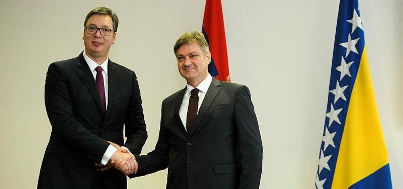 SERBIAN LEADERS BOSNIA VISIT ENDS WITH ECONOMIC GOALS