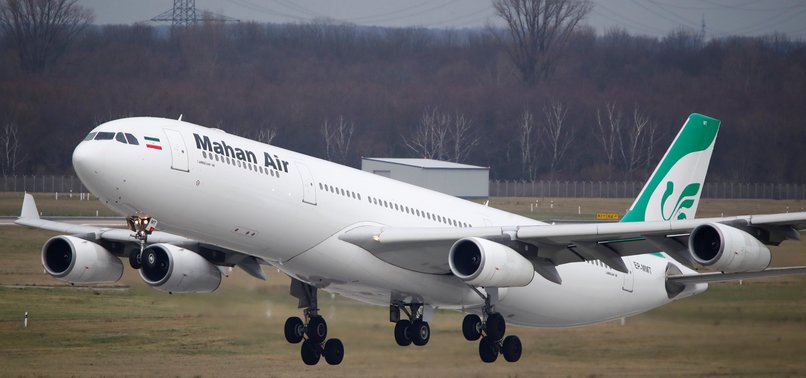 GERMANY SANCTIONS IRANIAN AIRLINE ON SUSPICION OF SPYING, TERROR
