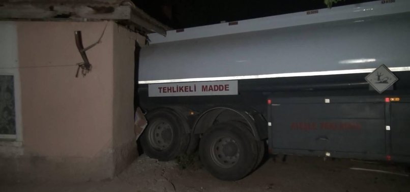 FUEL TANKER CRASHES INTO HOUSE IN ACCIDENTAL INCIDENT