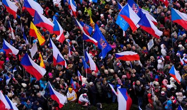 Anti-government protest in Czech capital draws thousands