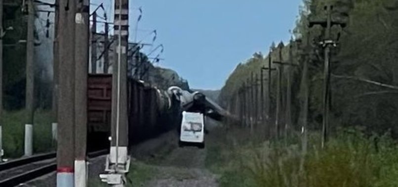 TRAIN, 20 FREIGHT CARS DERAIL IN RUSSIAS BRYANSK - TASS