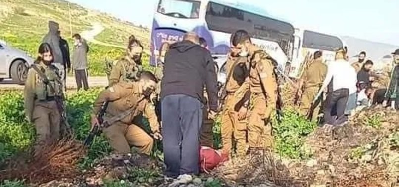 ISRAELI SETTLER TRIES TO RUN OVER PALESTINIAN PEDESTRIANS, LEAVING 1 DEAD AND 2 OTHERS INJURED