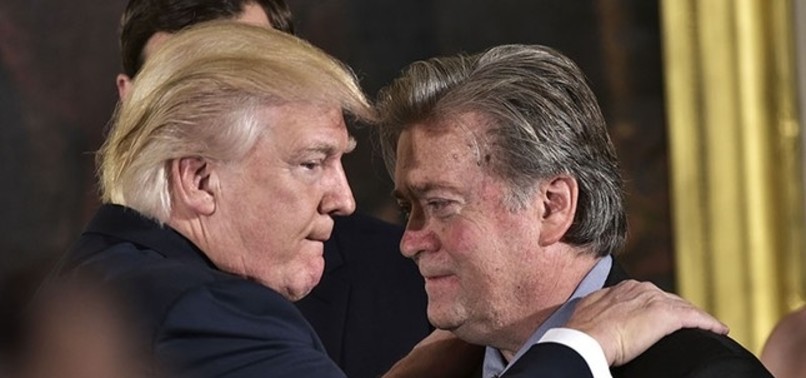 BANNON LOST HIS MIND, TRUMP SAYS AS FORMER CHIEF STRATEGIST CALLS MEETING WITH RUSSIANS TREASONOUS, UNPATRIOTIC