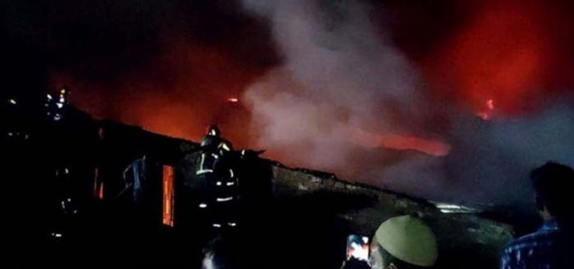 FACTORY FIRE CLAIMS FIVE LIVES IN BANGLADESHI CAPITAL DHAKA