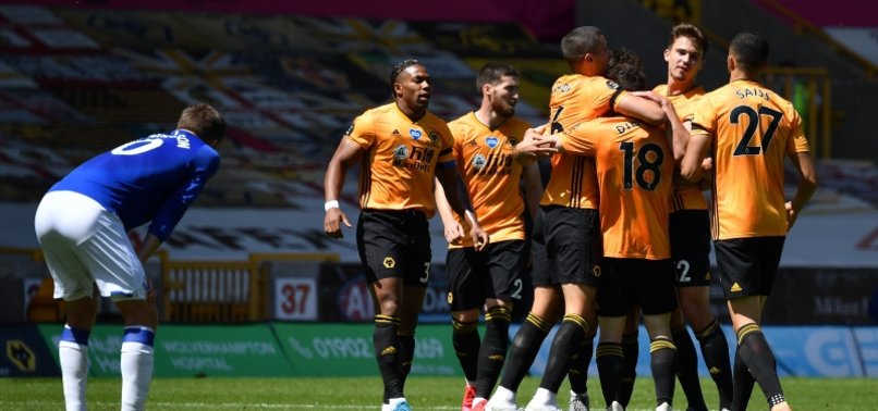 WOLVES BRUSH ASIDE EVERTON 3-0 IN PREMIER LEAGUE