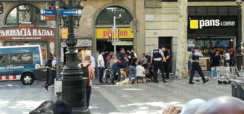 14 KILLED, 100 INJURED IN AS VAN PLOWS INTO PEOPLE IN DAESH-CLAIMED ATTACK IN BARCELONA
