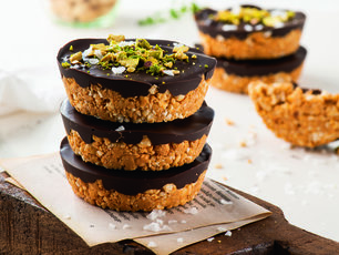 Pirinç Patlaklı, Fıstık Ezmeli Çikolata