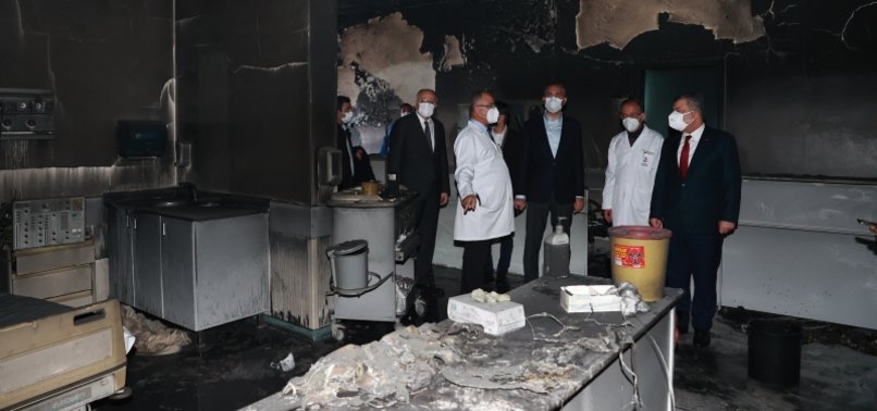 HOSPITAL FIRE COSTS LIVES OF 10 COVID-19 PATIENTS AT ICU IN TURKEYS GAZIANTEP PROVINCE