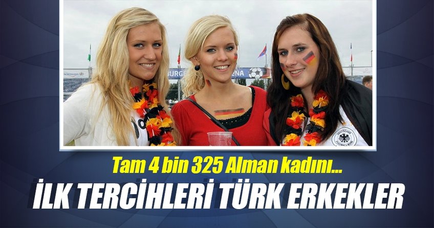 En çok Türk erkekleriyle evleniyorlar