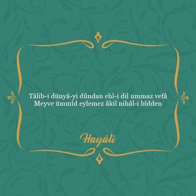 Divan şairlerinden en güzel beyitler