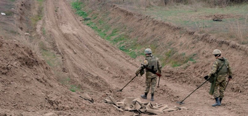 AZERBAIJAN: 4 DEAD IN MINE BLAST IN NEWLY RETAKEN REGION