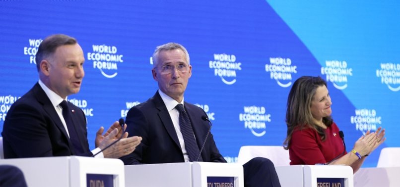 NATO CHIEF: MORE WEAPONS TO UKRAINE ONLY WAY TO NEGOTIATED PEACE